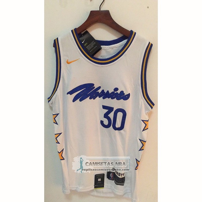 Camiseta Golden State Warriors Stephen Curry NO 30 Champs Whitestars 2022-23 Blanco